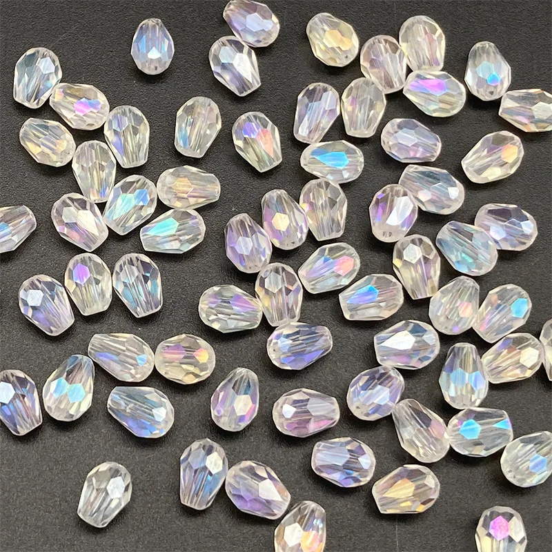 Water Drop 3*5 5*7 8*11mm Austria Crystal Beads for Jewelry Making Faceted Teardrop Spacer Glass Beads DIY Bracelet Accessories