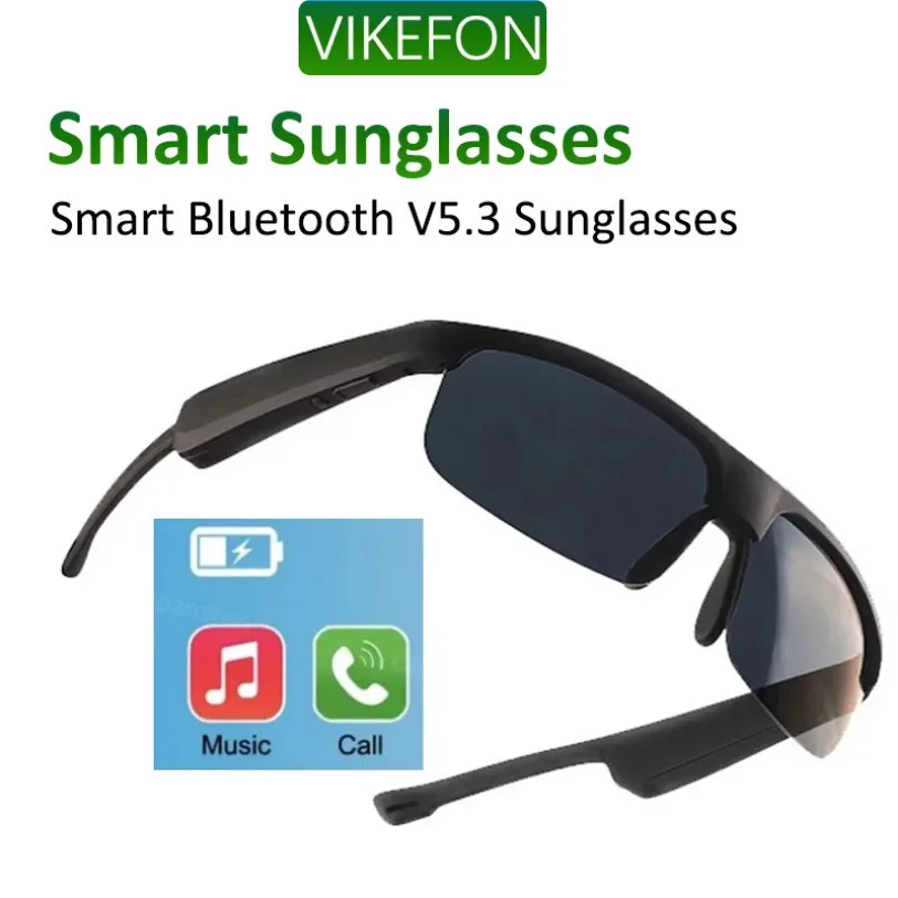 

Upgrade UV-Proof Smart Sunglasses Multifunctional Smart Bluetooth V5.3 Sunglasses Wireless TWS Headset Glasses For Men and Women