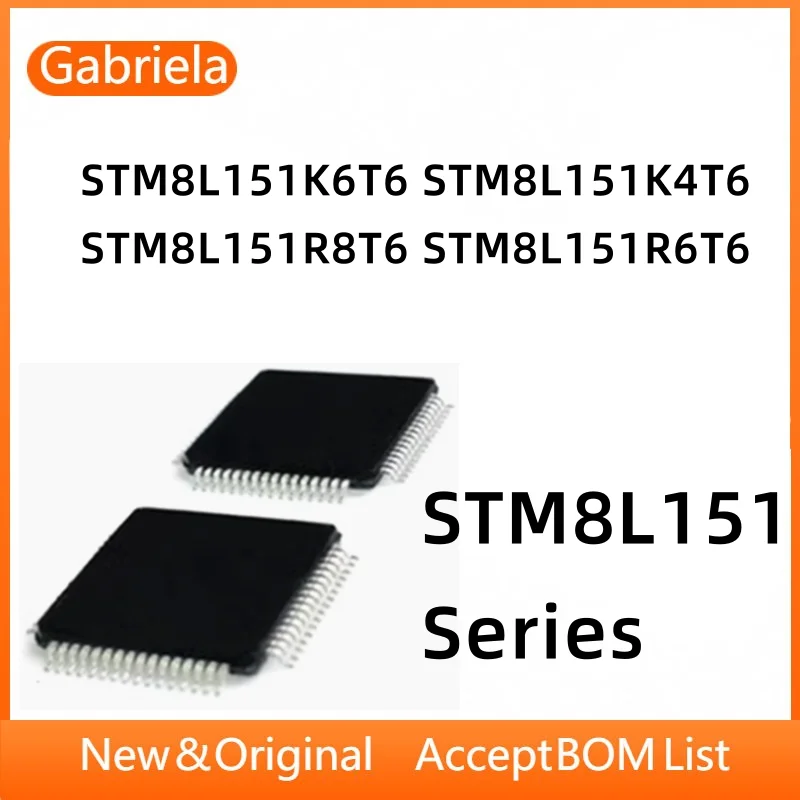 STM8L151K6T6 STM8L151K4T6 STM8L151R8T6 STM8L151R6T6 STM8 STM8L STM8L151 16MHz microcontroller package  IC chip