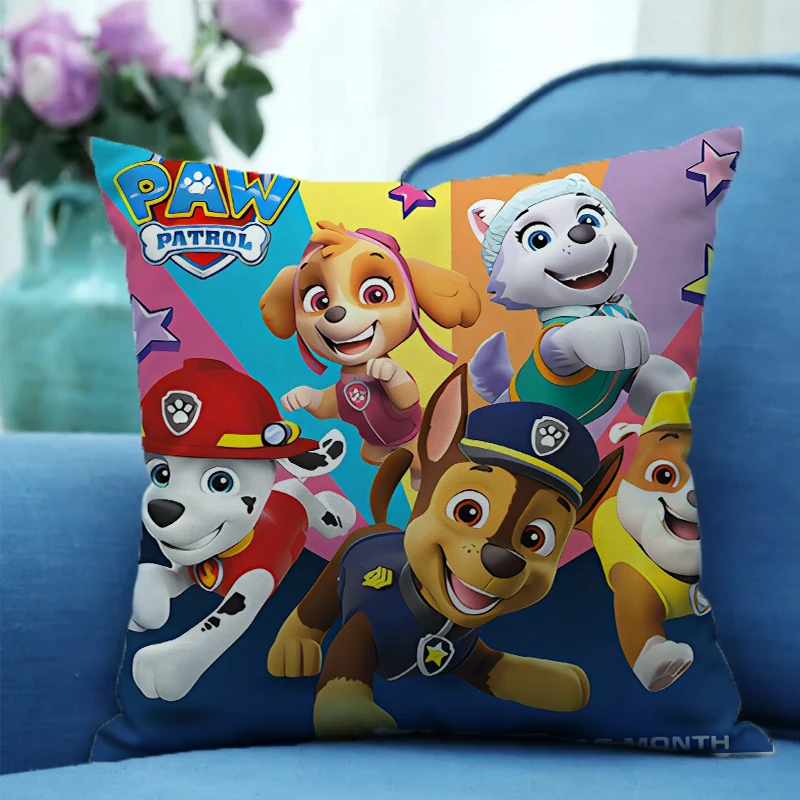 PAW Patrols Pillow Cases Anime Print Pillow Covers Cute Cartoon Pillow Cases Bedroom Room Home Decoration kawaii Birthday Gift - view 3