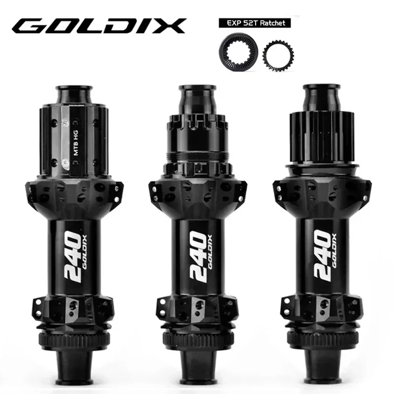 GOLDIX M240 BOOST central lock28H EXP52T ratchet mountain bike hub suitable for SHIMANO and 11/12 speed bicycle accessories