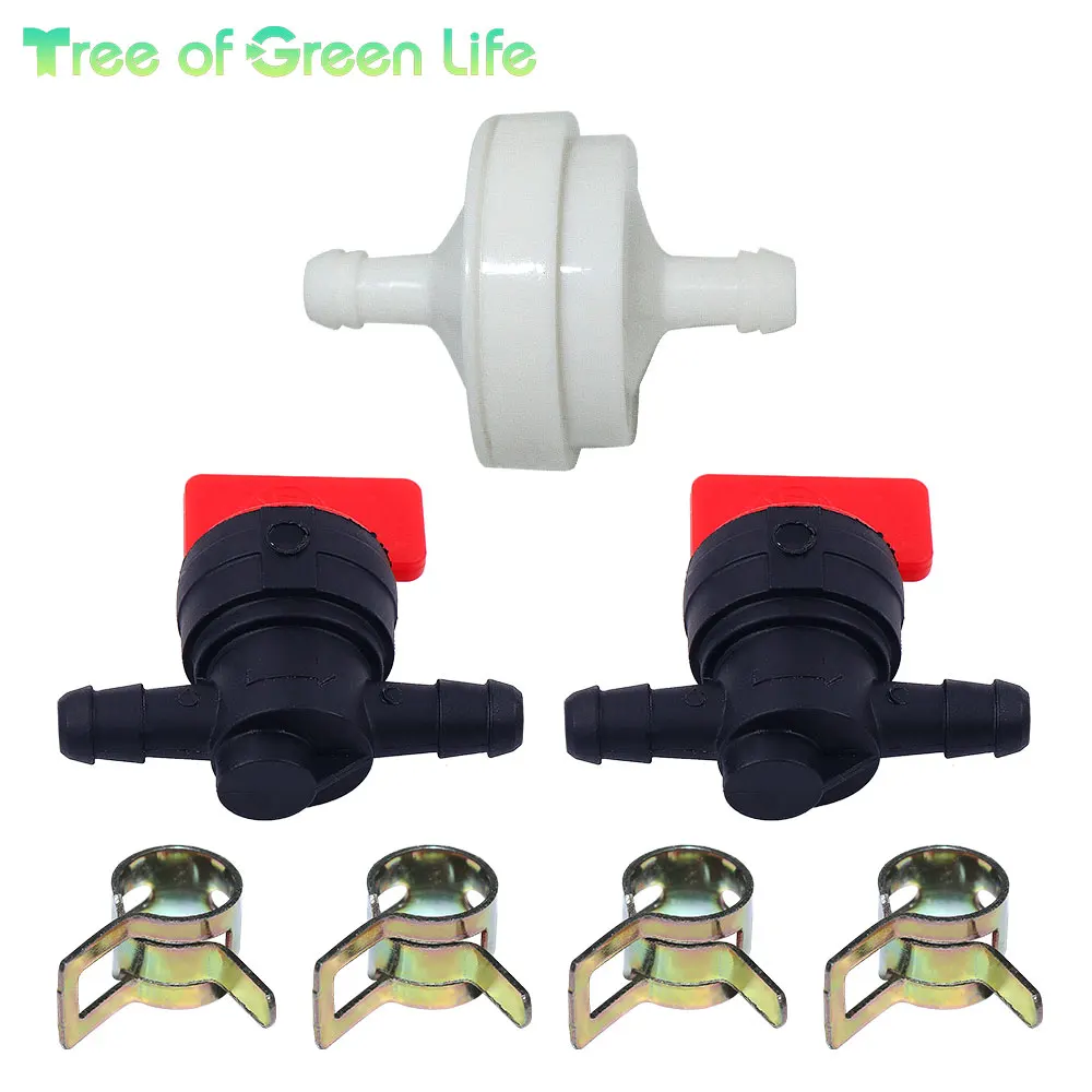 In Line Fuel Shut Off Valve 1/4" For Briggs & Stratton Murray Toro 494768 698183 Grass Trimmer Cortador De Grama