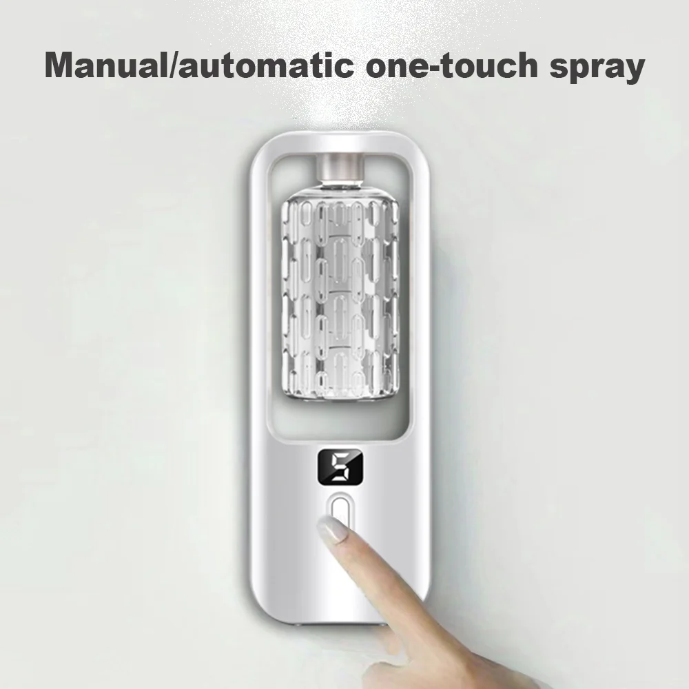 50ml Essential Oils Diffuser USB Multi-Mode LED Digital Display Home Wall Mounted Display Air Freshener Smart Room Fragrance image 2