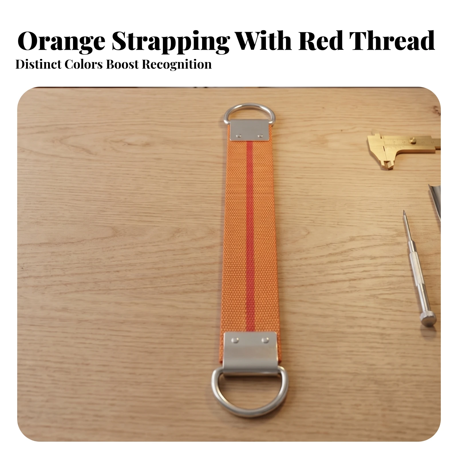 Viola Repair Strap Red Center Stripe Violin Maker Strap Metal Fittings Music Gear for Maintenance