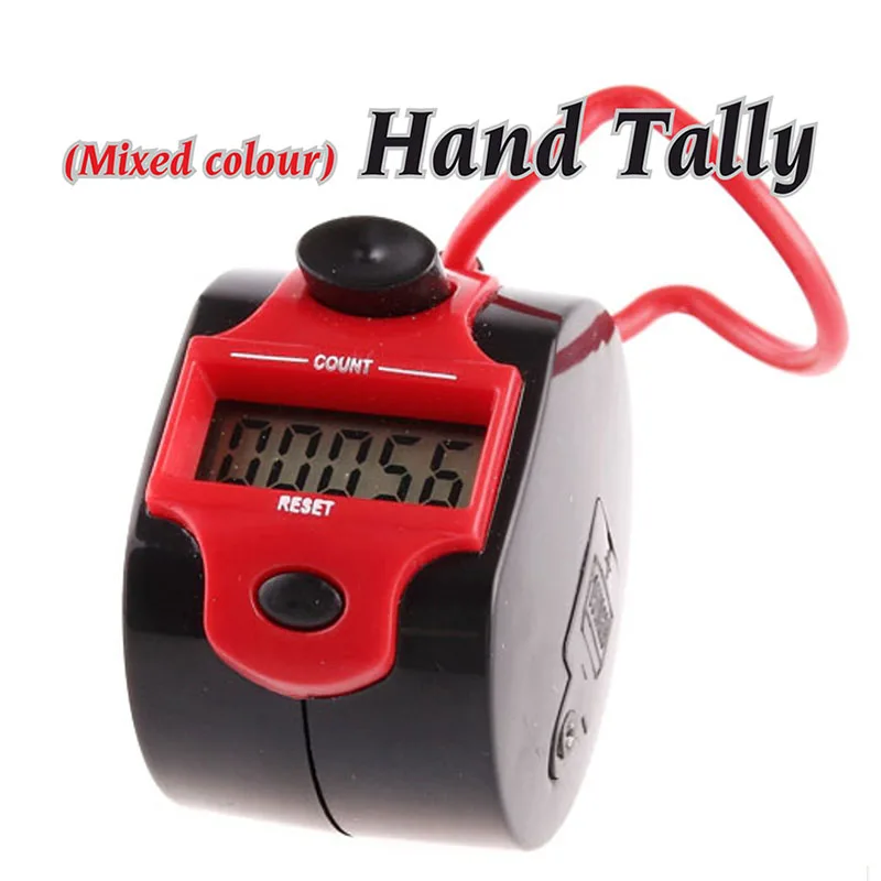 

Hand Tally 5 Digit Number Counter Clicker Handheld Portable LCD Manual Electronic Digital Counter For Tasbeeh Golf Dock Counting