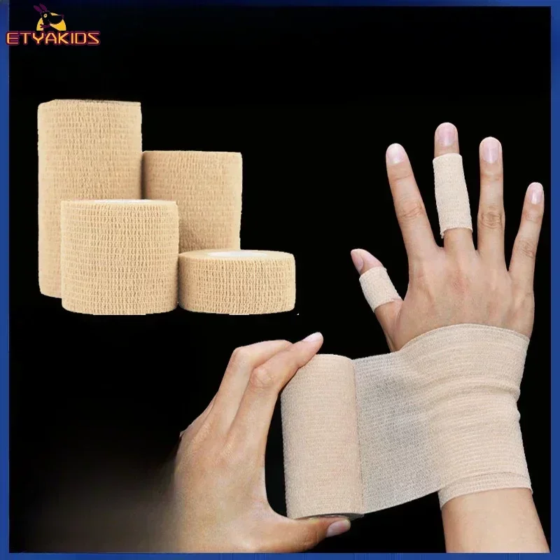 1 Roll New Children Outdoor Sports Adhesive Elastic Dressing Bandage Non-woven Fabric Wound Care Skin Patch First Aid Gauze Tape