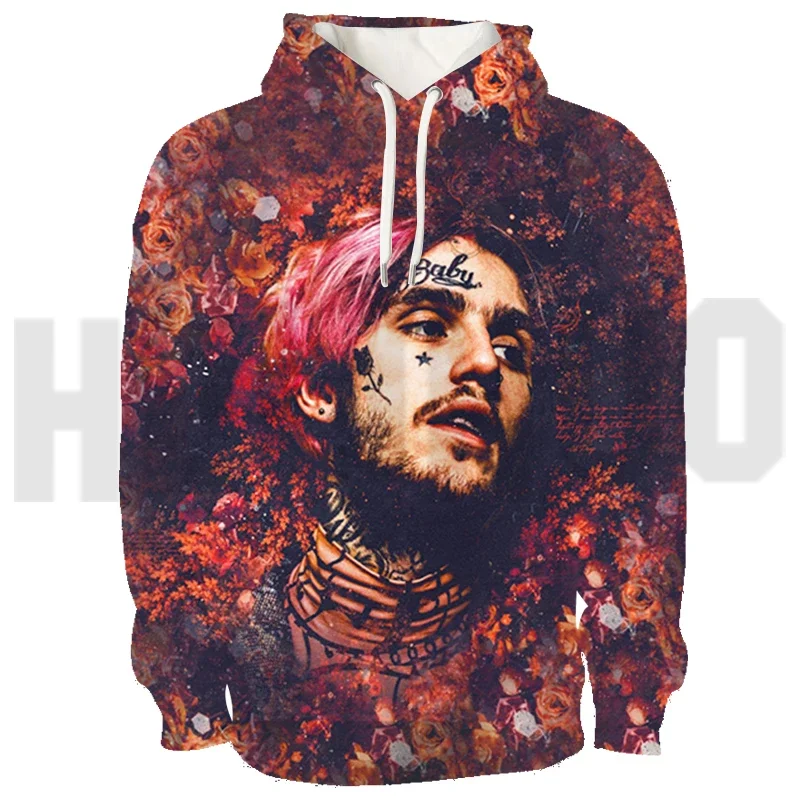 

Lil Peep Hoodie Women Tracksuit Men 3D Rapper Lil Peep Graphic Printed Sweatshirts Casual Hip Hop Streetwear Couple Pullovers