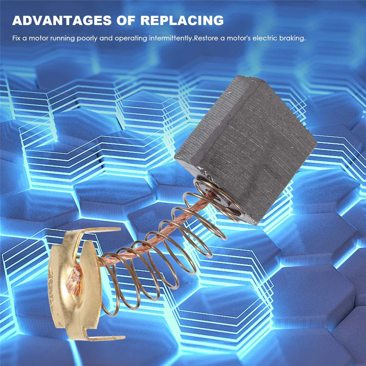 فرش كربون لماكيتا ، CB-204 ، متوافق مع M9001 ، GA9020KD ، GA9020S ، GA9040 ، 191944-6,191953-5 ، 8-pack