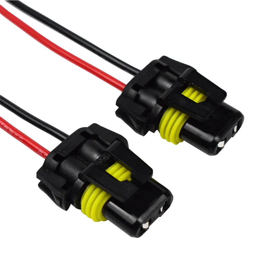 2 قطعة HB3 HB4 المقبس الأسلاك تسخير موصل سالب ذيل الخنزير للمصباح الأمامي الضباب #5