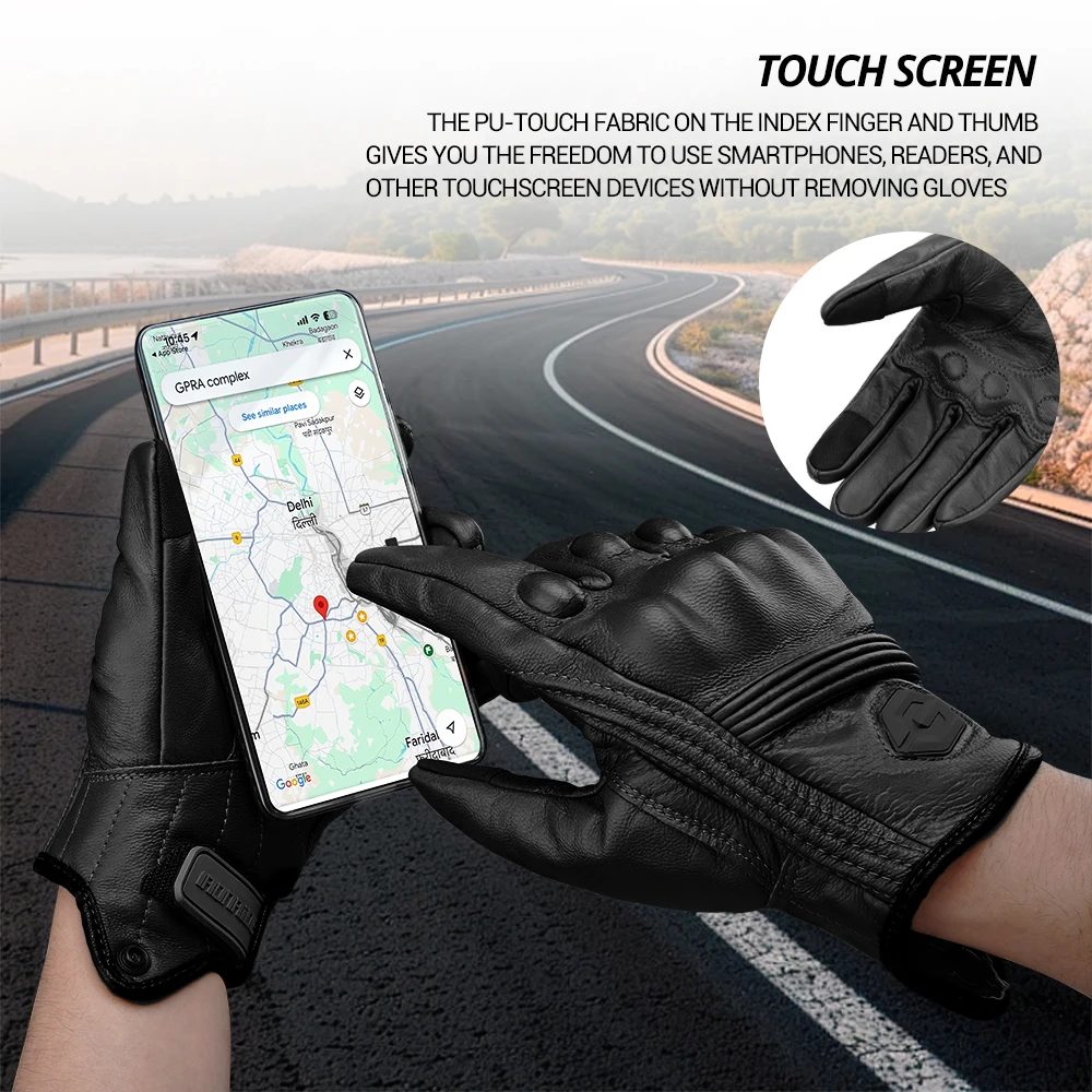 Luvas de inverno para motocicl - Leather Work Winter Gloves avaliação e preço