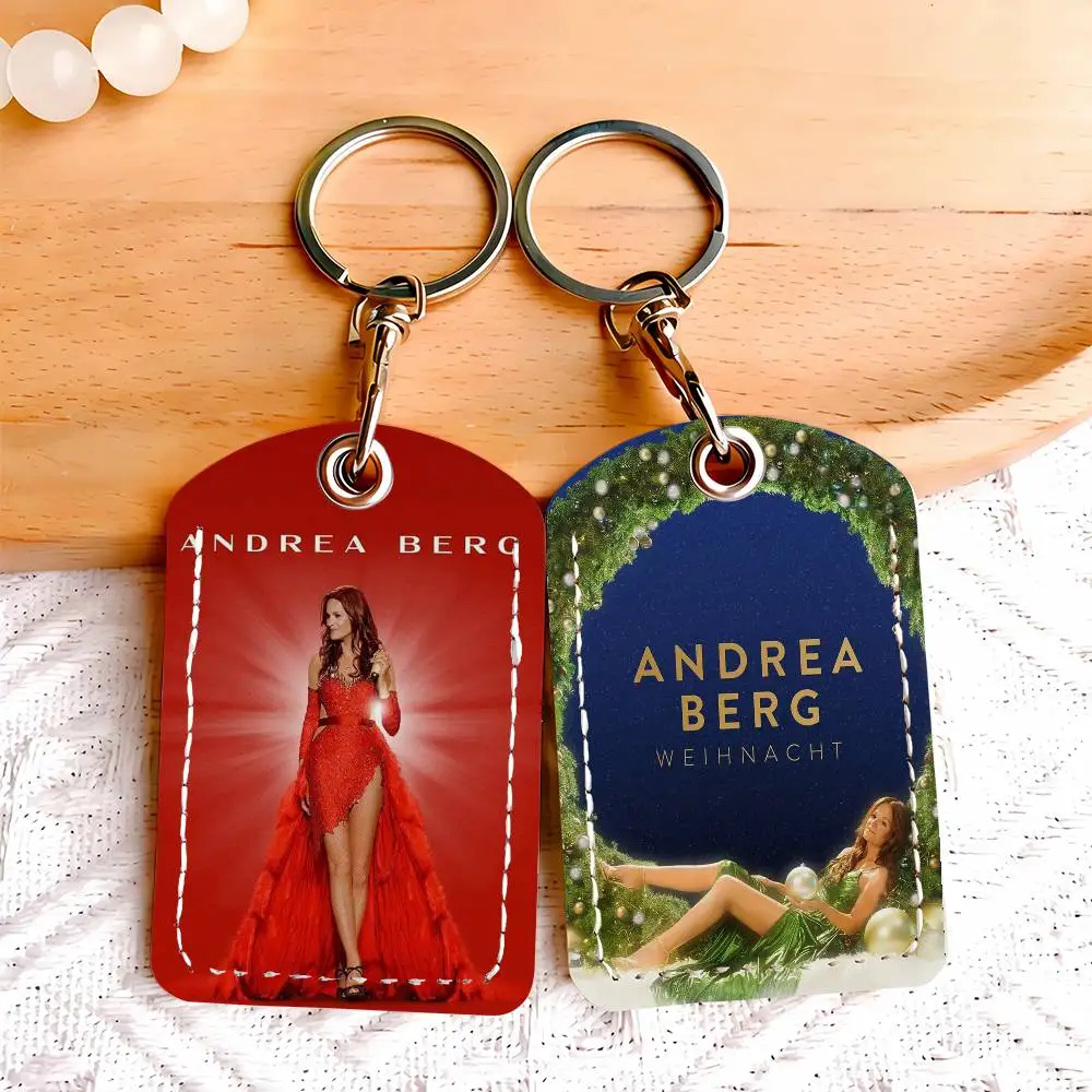 Porta-cartões Singer Andrea B-Berg com chaveiro, proteção executiva para cartões de banco, crédito, metrô e ônibus