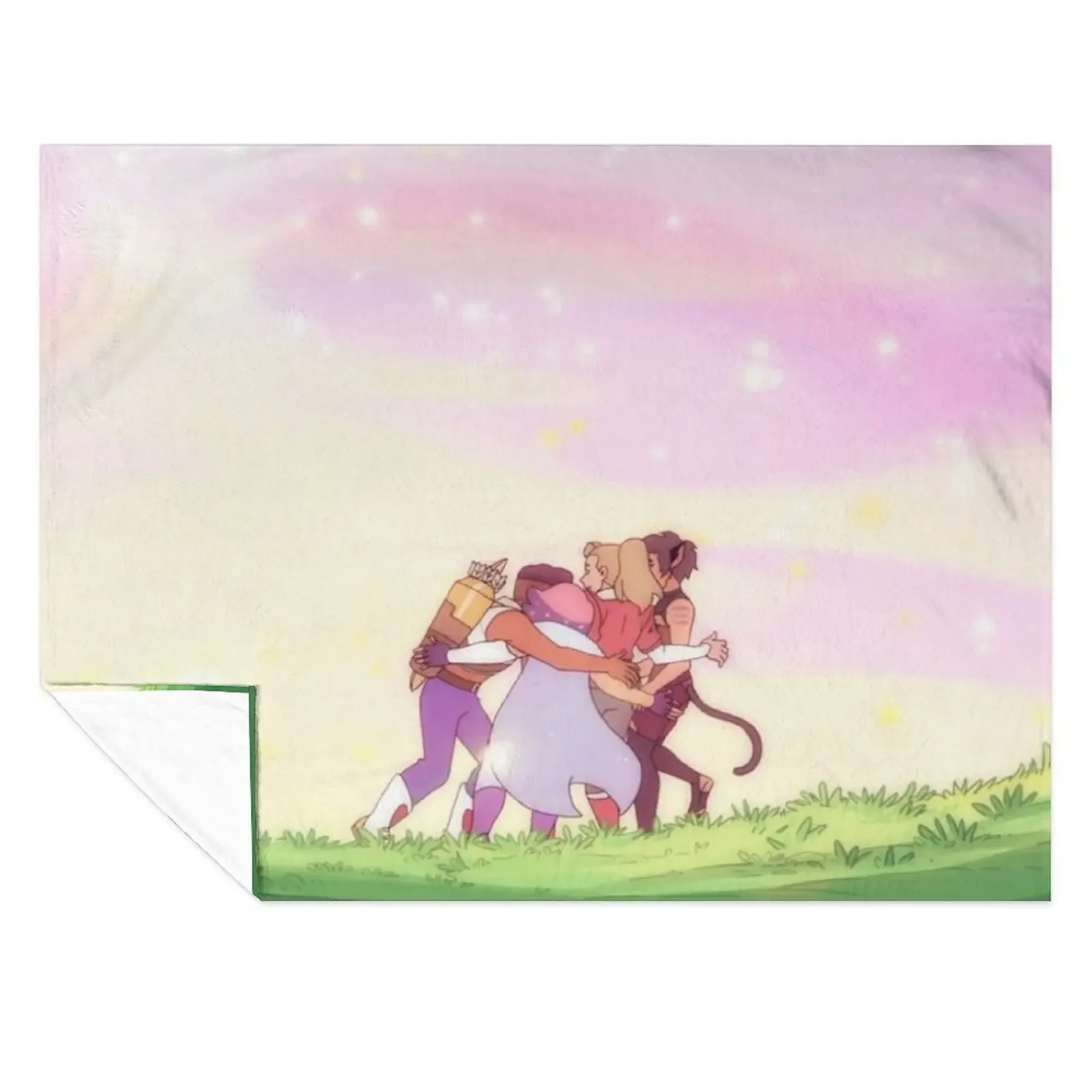 

Best Friends Squad Hugging Throw Blanket funny gift For Baby Bed warm for winter Blankets
