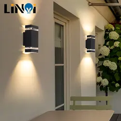 New Design Wall Lamp Ip65 10W Led Aluminum Outdoor Up Down Wall Lights Modern for Home Stairs Bedroom Bedside Bathroom Lighting