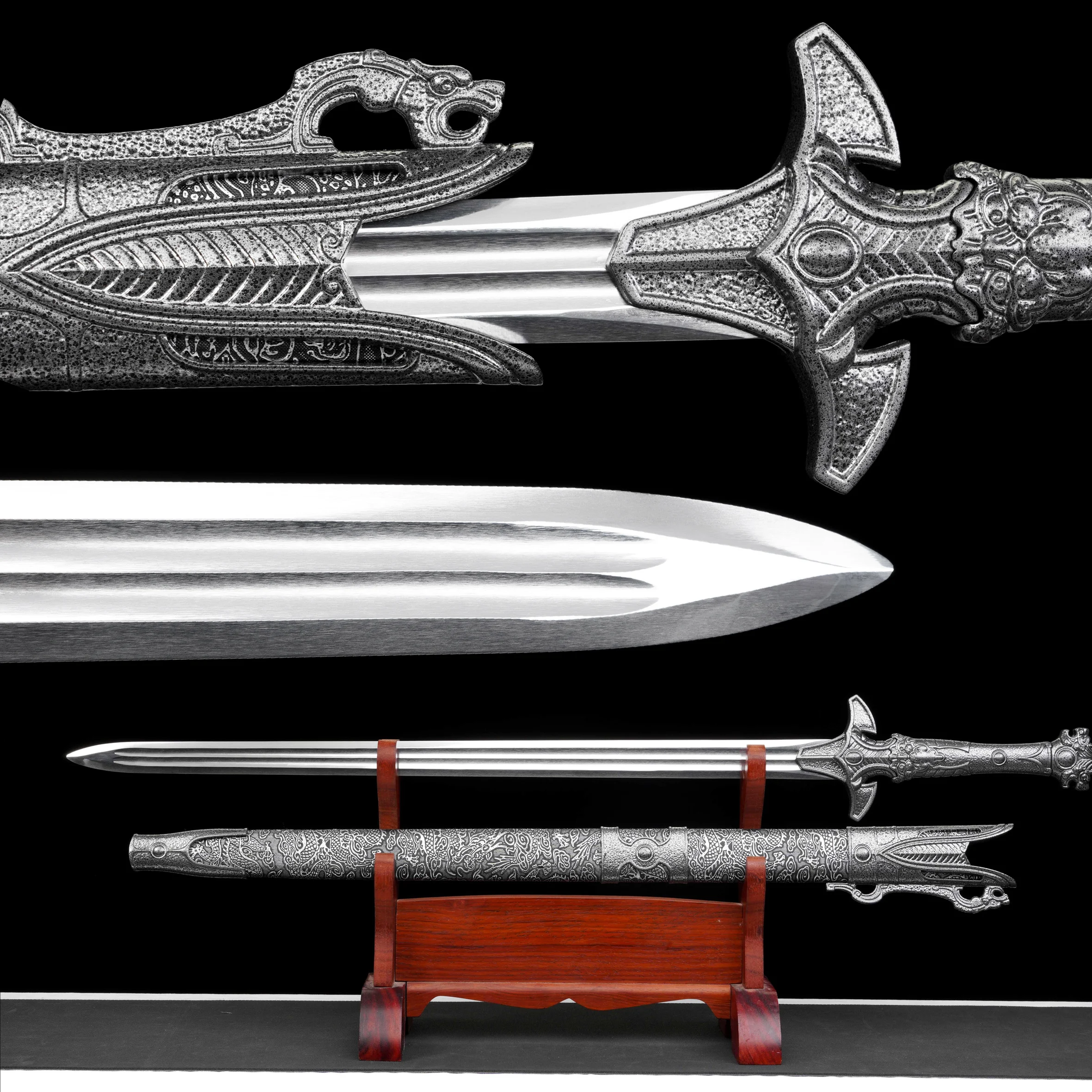 animated movie Tianji Sword Real Steel A gift for martial arts enthusiasts of ninjas.Perfect for combat preparation.Not sharp