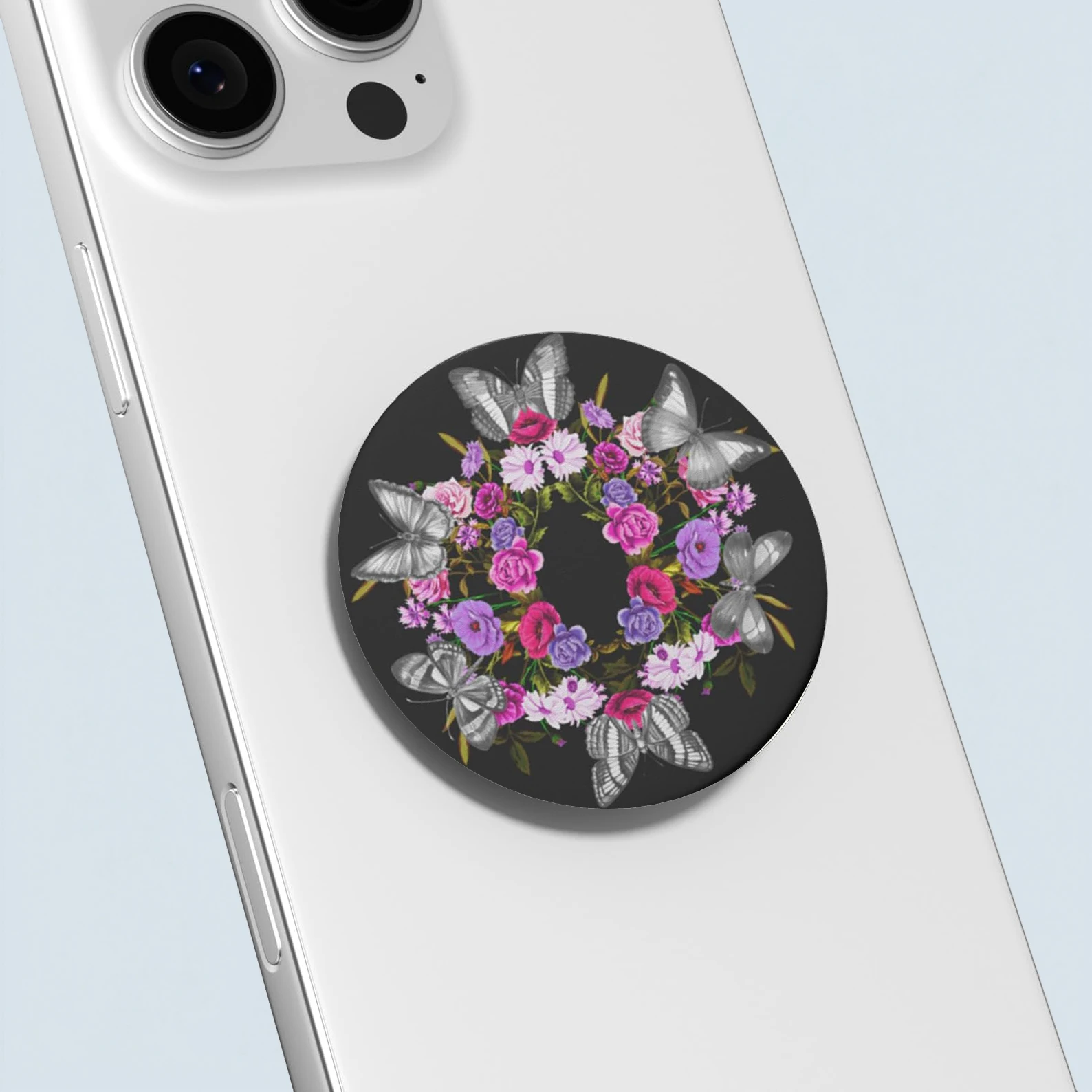 Pop-up-Handyhalter mit ausklappbarem Ständer und Klebehalterung für iPhone 17 16 15 14 13 12 und Samsung – Detail 5