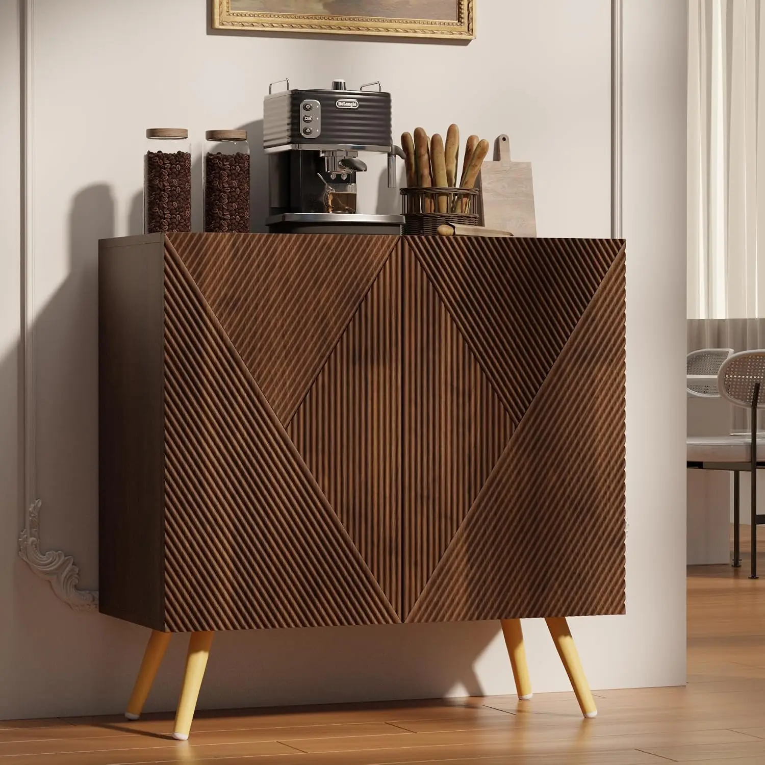 Fluted Sideboard Cabinet, 30