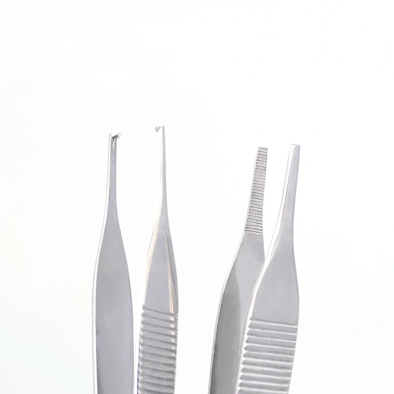 Medical Delly Tweezers for Ophthalmology Plastic Surgery Double Eyelid Beauty Tools with Teeth And Hooks for Precision Surgery