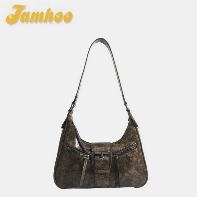 

Jamhoo New 2025 Lady Crossbody Handbag For Women Large Capacity Retro Fashion Single Shoulder Underarm Bag Female Tote сумка жен