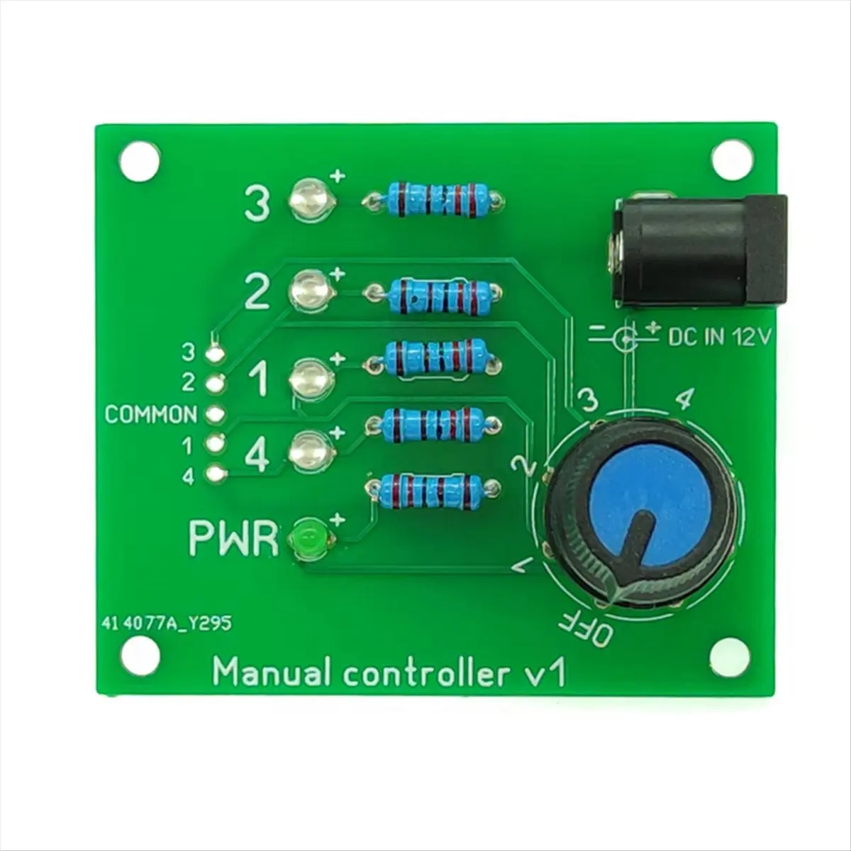 ☶❈＊♥AC1398-4:1 Coax Remote Antenna Switch SO-239 with Manual Controller High Power 1.5kW CW/ or 3000W PEP Antenna Switch