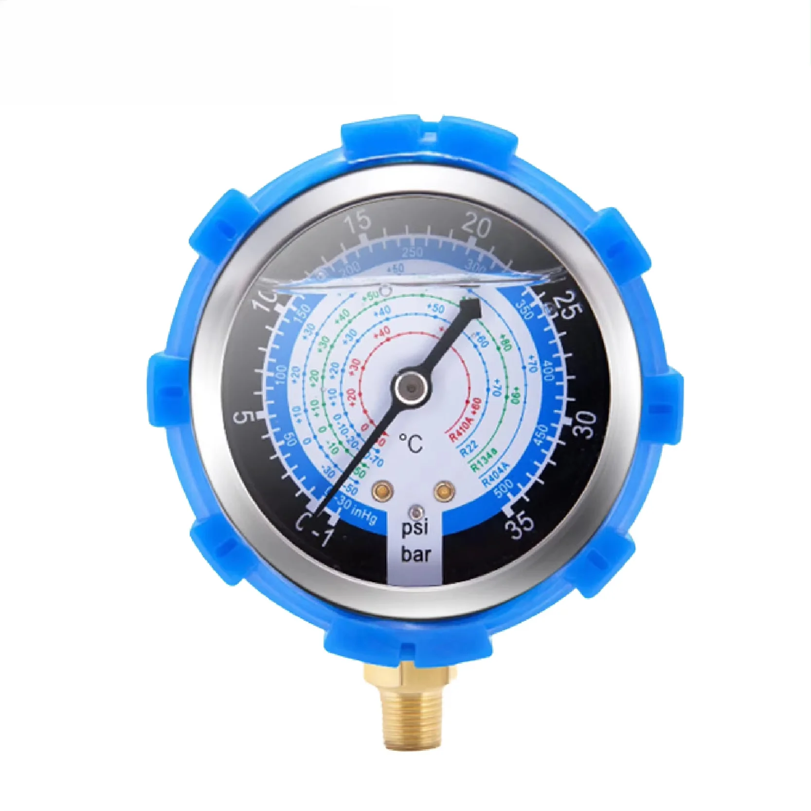 R410a R22 Refrigerant Pressure Gauge Refrigeration Charging Repair Tool  Hvac Manifold Ac R134a Gauge