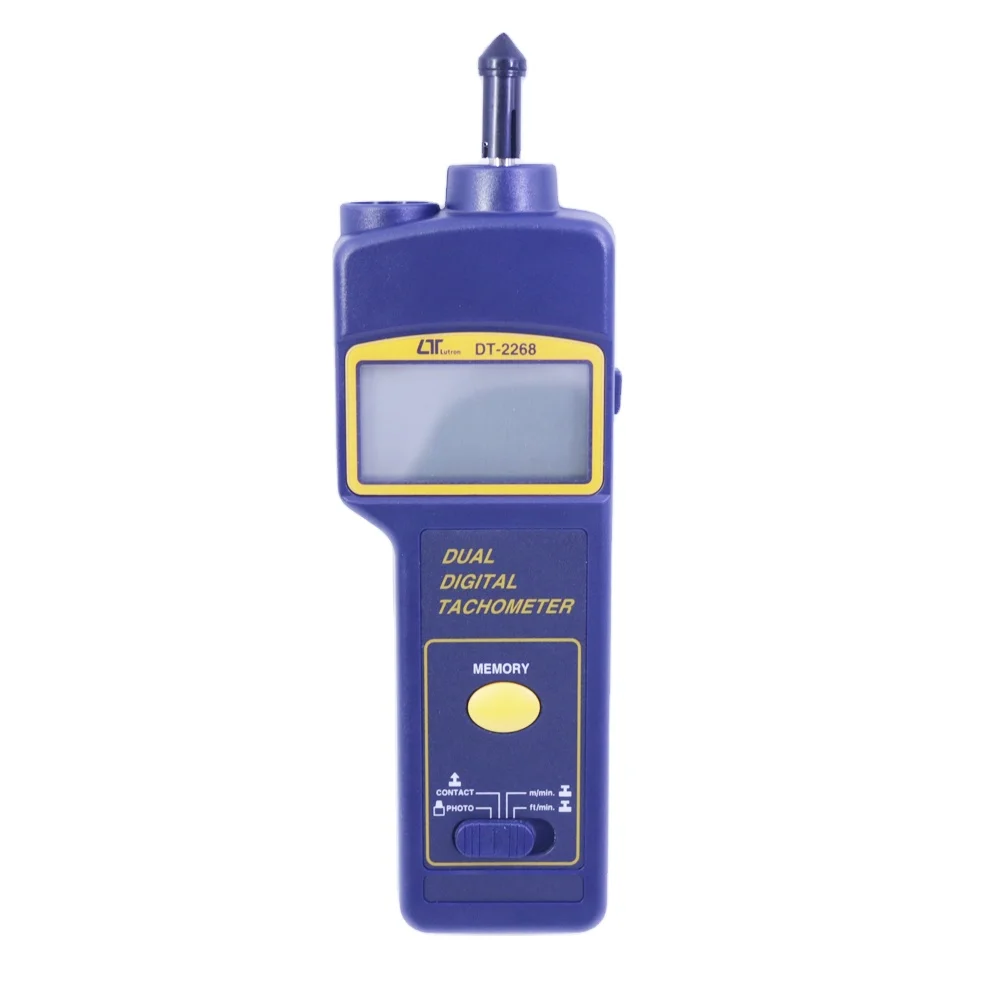 Lutron DT-2268 Photo Tachometer Contact Tachometer Measuring Range From 0.5 To100,000RPM