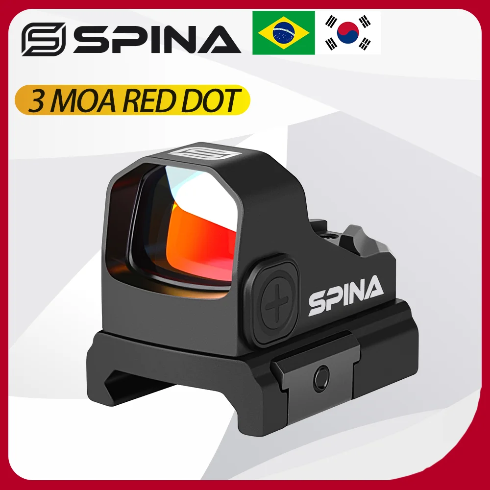 SPINA OPTICS Glock Pistol RMSC Red Dot Scope Belt Quick Release Tactical Rifle Scope Hunting Real Firearms.9MM.308.556.223 etc