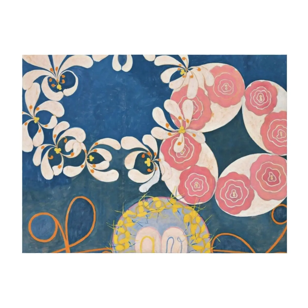 

Hilma Af Klint - The Ten Largest, No. 1 - Childhood Group IV (1907) Throw Blanket For Sofa Thin Flannels Baby Tourist Blankets