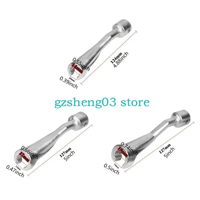 U75C Precyzyjne 14 mm/17 mm/19 mm paliwa samochodowe Ergonomiczne uchwyt klucza wtryskiwacza