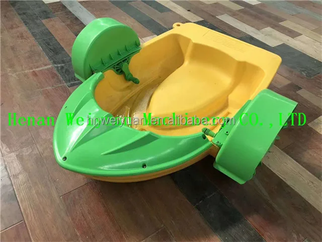 Afbeelding 3: Populaire kleurrijke eenpersoons handpeddelboot voor waterpark-attractie-apparatuur