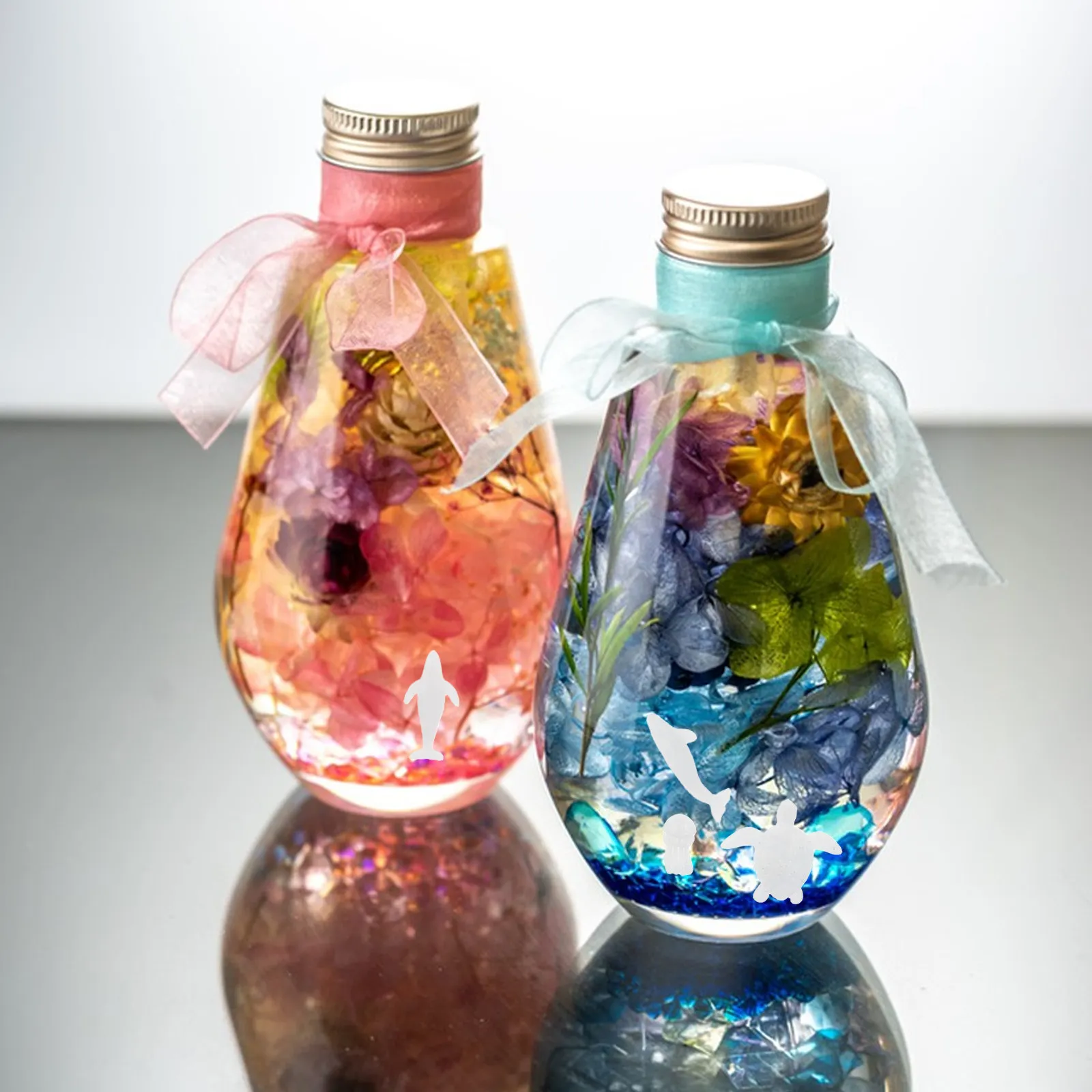 

1Set 3D Printing Craft Molds DIY Jewelry Making Set Plastic Crystal Filling Mold for Necklaces Earrings Creative Handmade Art