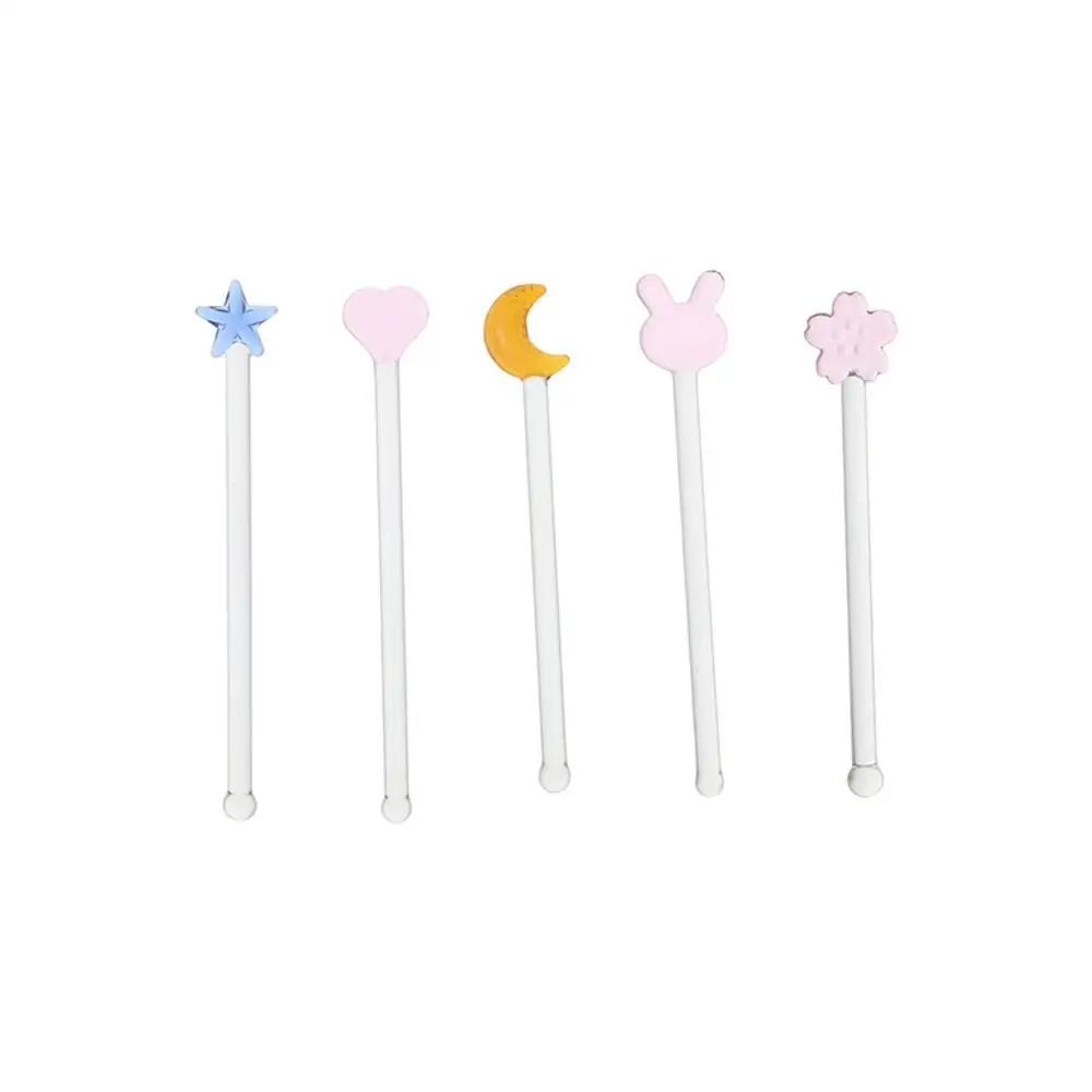Agitator Milk Tea Stir Mix Cocktails Coffee Tools High texture Spoon Stick Stir Bar Dessert Stick Swizzle Sticks