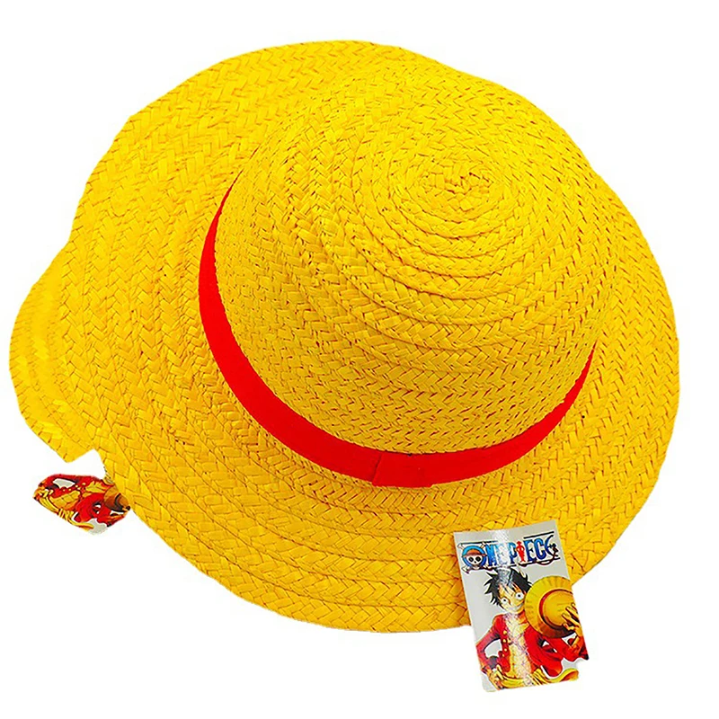 Luffy Anime Peripheral Straw Hat Group Two-dimensional Anime Original Hat Sunshade Sunscreen Best Birthday Gift