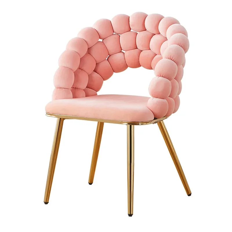 

Creative lounge chair, thickened, flannel, sedentary, home, bar, ambient decorative chair