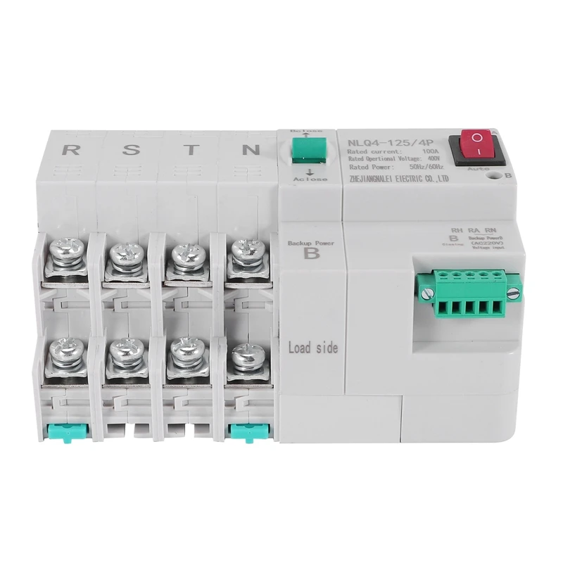 mcb tipo interruptor de transferencia automatica do poder duplo 4p 100a ats disjuntor tipo eletrico 01