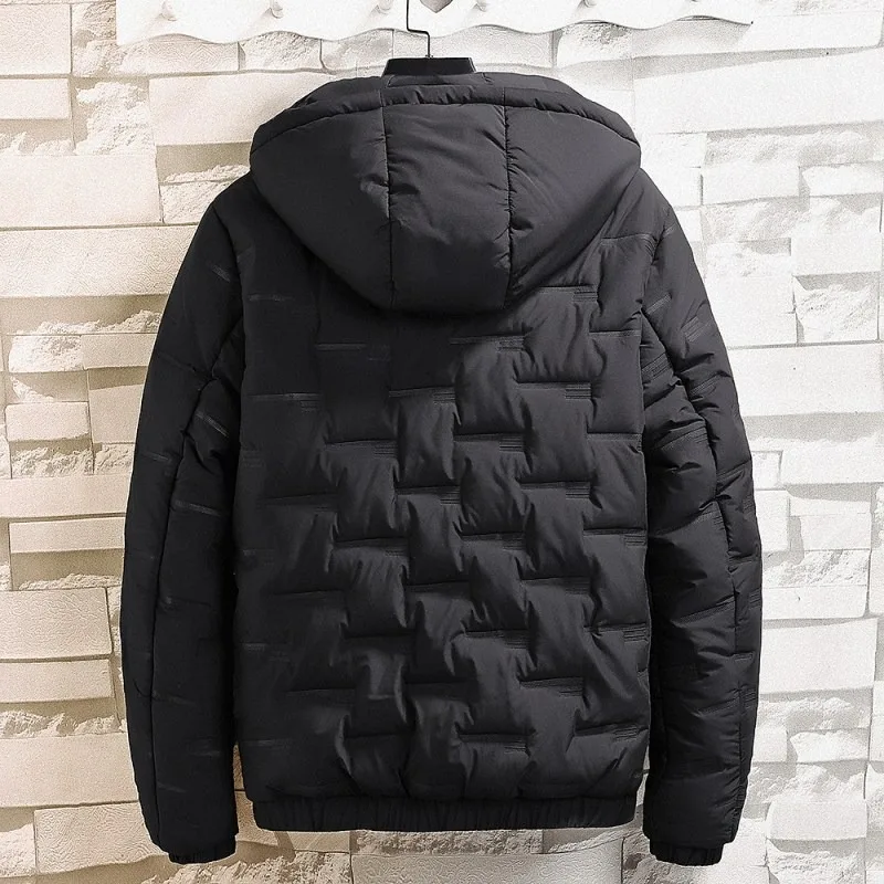 عادية الخريف الشتاء سترة الرجال رشاقته موضة عالية الجودة العصرية ملابس قصيرة الشارع الشهير القطن وسادة مبطنة معطف سليم صالح