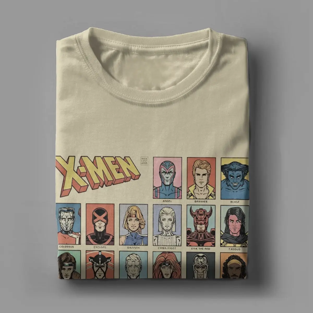 X-Men Charaters Wolverine T-Shirt Men Xmen Group Funny 100% Cotton Tees Crewneck Short Sleeve T Shirts Printed Clothing