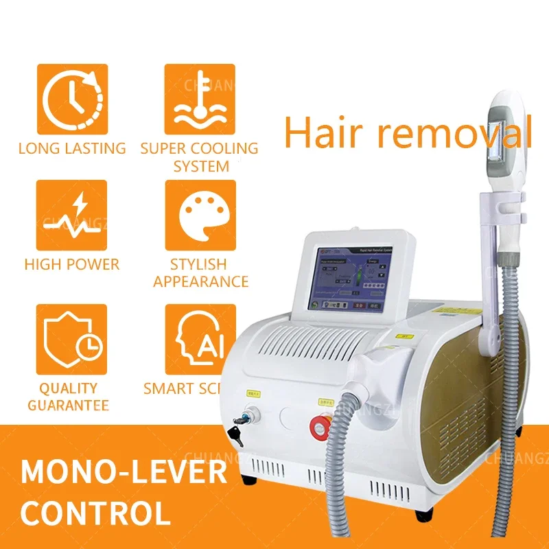 NEW CE Certified OPT ND YAG Laser Hair Remover Machine 2in1 Laser Tattoo Removal Laser Machie 2024