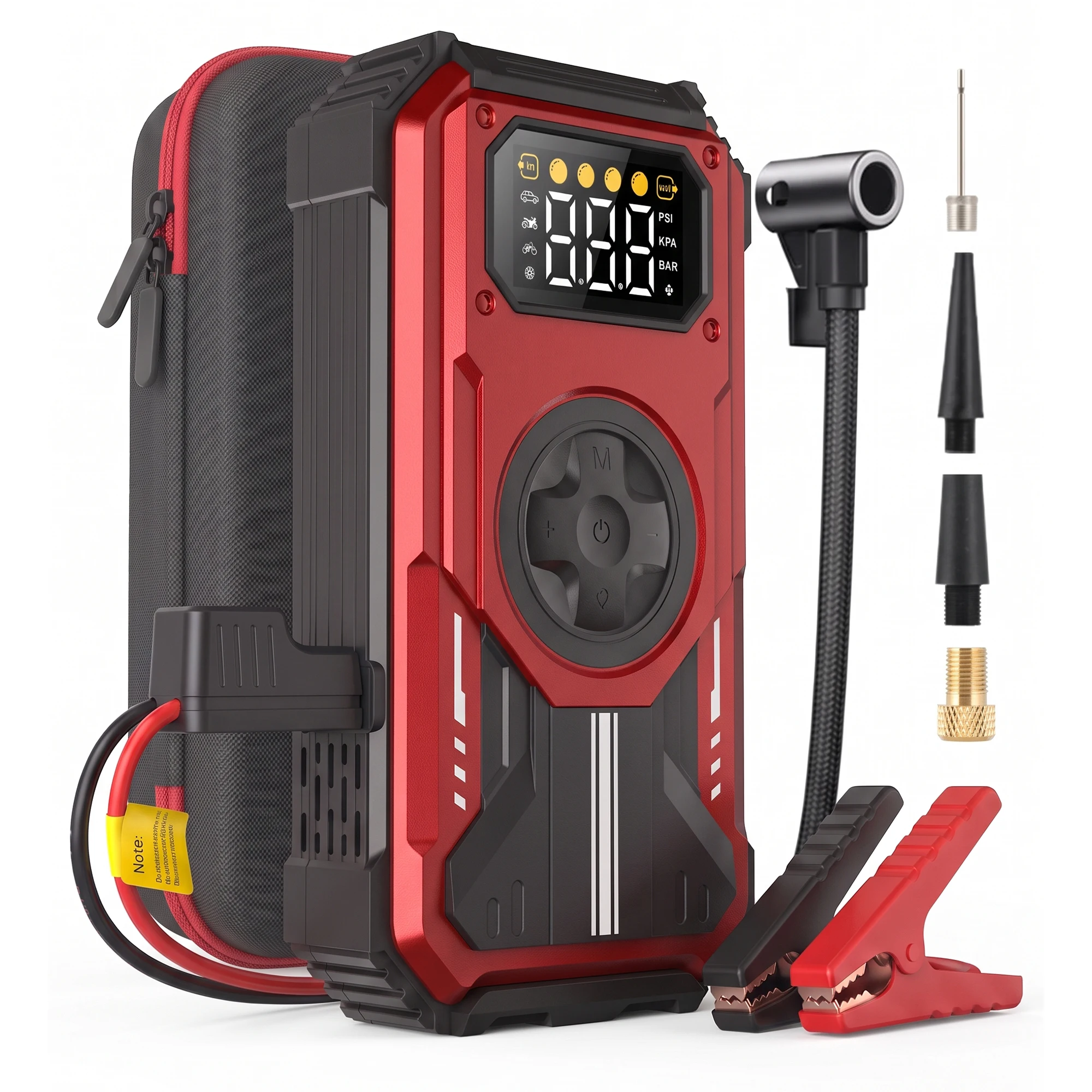 Image of Eigotrav PD-270 10000A Auto-Starthilfe Powerbank Tragbare 150PSI Luftpumpe Batterie-Notfall-Booster Startgerät Auto-Starter