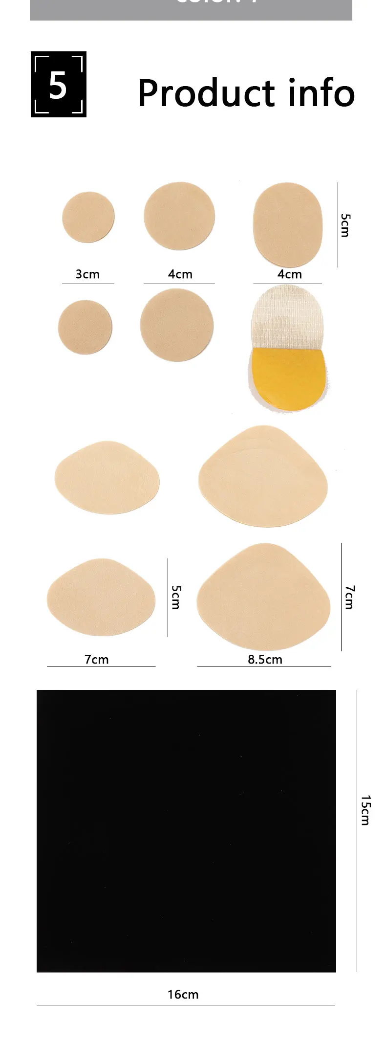 Fersenschutz-Aufkleber, Fersenschutz, Schuhflicken, Schuhreparatur-Set, Sport-Einlegesohlen, Sneaker-Klebeaufkleber, Schuhreparatur, Fußpflege – Detail 13