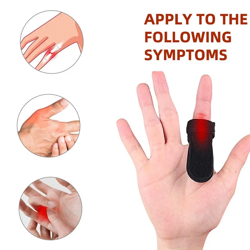 Pain Relief Trigger Finger Fixing Splint Straighten Brace Adjustable Sprain Dislocation Fracture Finger Splint Corrector Support