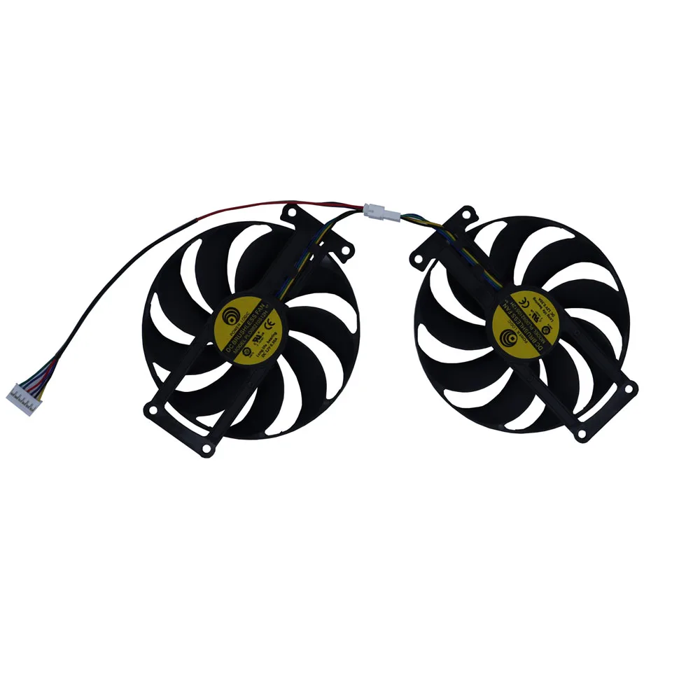 Video Cooler,Graphics Cards Fan,2Pcs/Set,PLD09210S12H,T129215SU,For ASUS DUAL RX 6400 RX6400 4GB,For ASUS DUAL RX 6500 XT OC