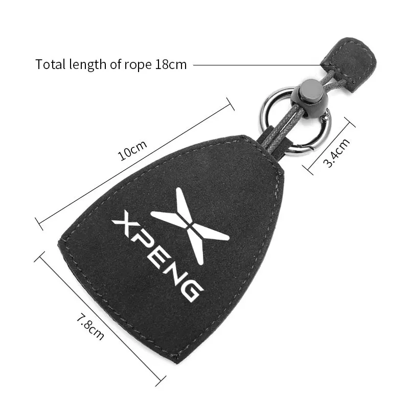 Soft Suede Key Fob Protector Anti Slip Shell Case Car Key Holder For Xpeng G6 G9 P5 P7 P7i G3 G3i G7 X9 X2 N5 F30 H93 Mini view 5