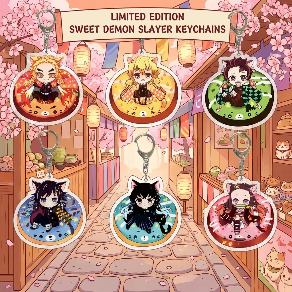 

Акриловый брелок-подвеска «Истребитель демонов»: аниме-мерч, аксессуары, подарок для фанатов, коллекционный предмет