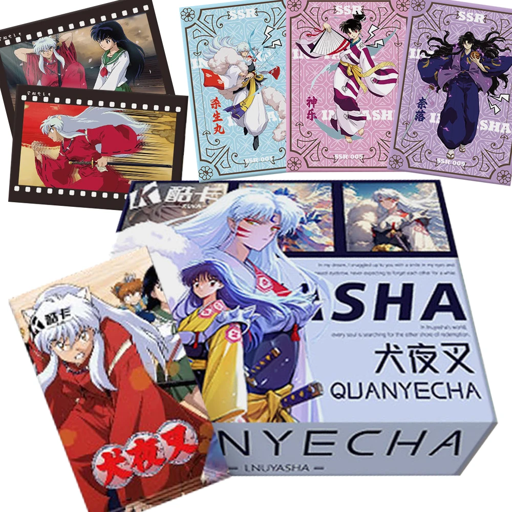 

Wholesale Inuyasha Cards Sesshoumaru Naraku Exquisite Art Anime Board Game Collection Cards Toys Kids Christmas Birthday Gifts