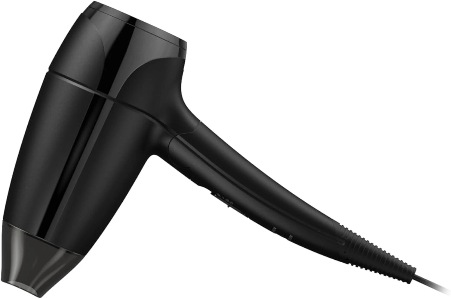 Travel Hair Dryer  1300w Professional Portable Hair Volumizer, Suitcase Friendly, Lightweight,and Compact Blow Dryer with Luxurious Travel Case  Black