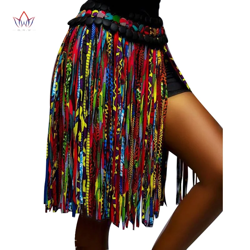 2023 African Beads Handmade Jewelry Skirt African Ankara Necklaces Jewelry Conversion Piece Rope Necklace Shawl Tribal SP054