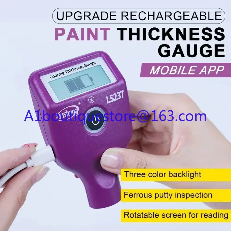 LS237 عالية الدقة طلاء السيارات المفتش تستر فيلم أداة قياس السمك أداة طلاء السيارات سمك الطلاء