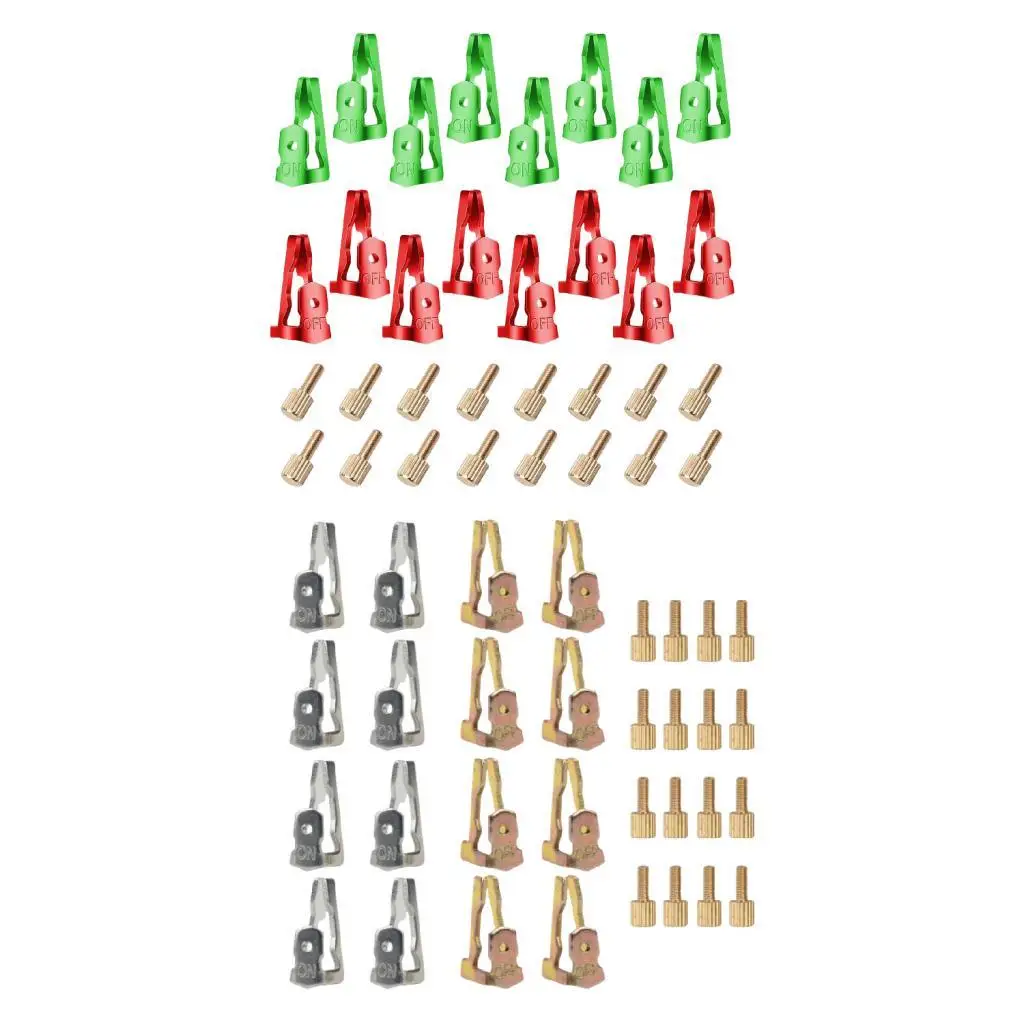 16 Pack Time Switch Trippers Replacement 156T1978A Metal Clock Dial Trippers Kit for Pool Timer on Off Clips