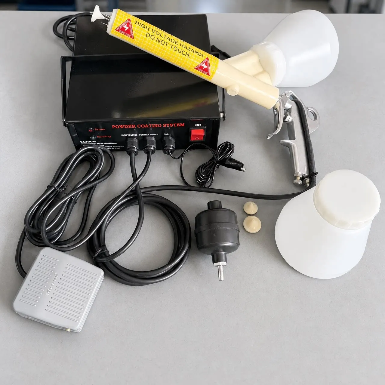 Electrostatic spraying machine PC03--5 gear adjustable, portable adjustable, sheet metal shell, small spraying equipment