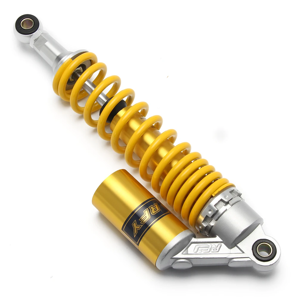 280mm 320mm 380mm Motorcycle Motorcross Dirt BIke Air Shock Absorber Rear Suspension ATV Quad Scooter Gas Cylinder Spring Yellow